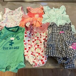 Colorful Baby One Pieces Set